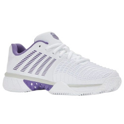 Prix Chaussure Femme K-Swiss Express Light 3 Terre Battue Blanc