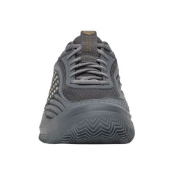 Promo Chaussure K-Swiss Hypercourt Express 3 Terre Battue Gris