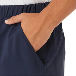 Promo Short Enfant Asics Tennis Bleu Marine