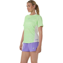 Prix Tee-Shirt De Padel Femme Asics Court All Over Print Vert