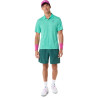 Polo Asics Match Jacquard Vert pas cher