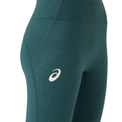 Promo Legging Femme Asics Game 7/8 Tight Vert