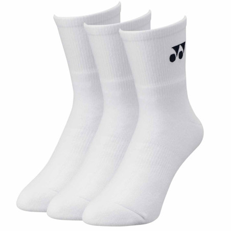 3 Paires de Chaussettes Yonex Blanc
