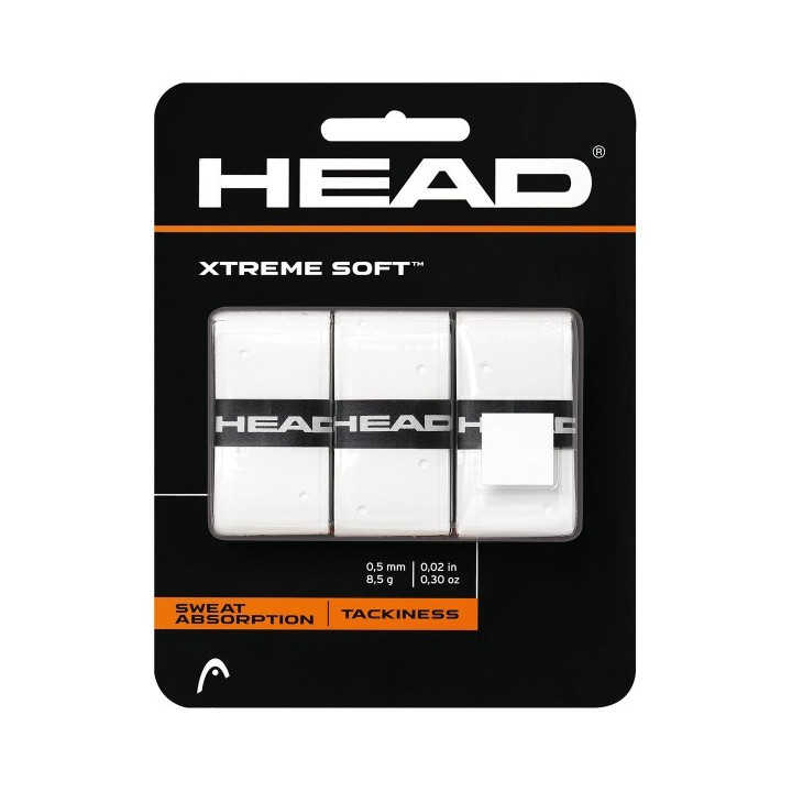 Surgrips Head Xtreme Soft x3 Blanc | Padel Compagnie