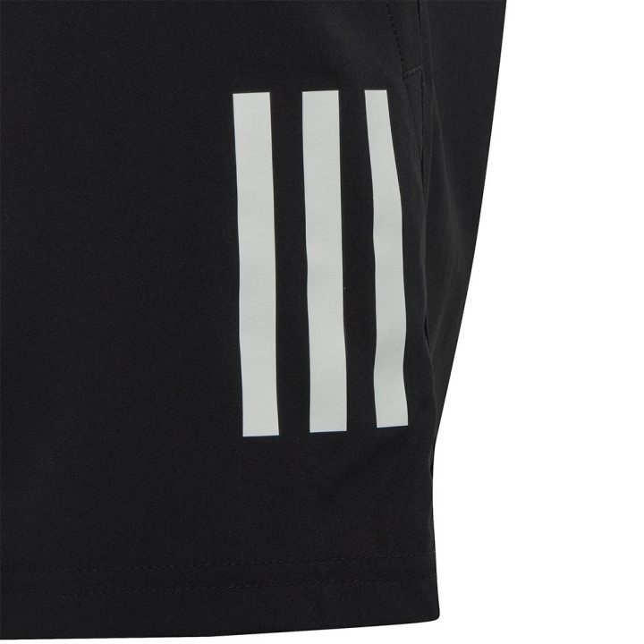 Short Enfant Adidas 3 bandes Club Noir pas cher