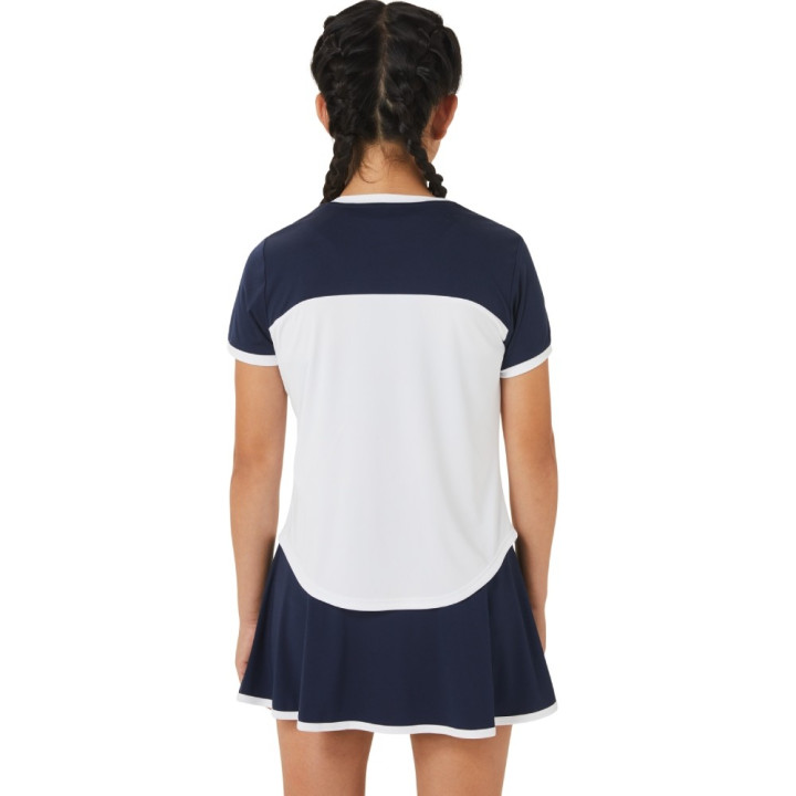 Prix Tee-Shirt Enfant Fille Asics Blanc