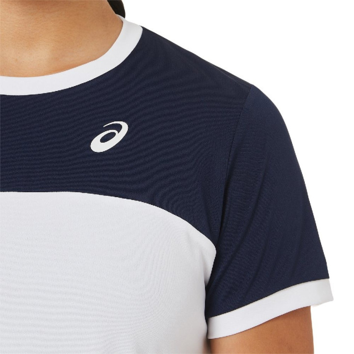 Promo Tee-Shirt Enfant Fille Asics Blanc