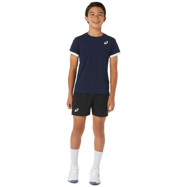 Short Enfant Garçon Asics Noir pas cher