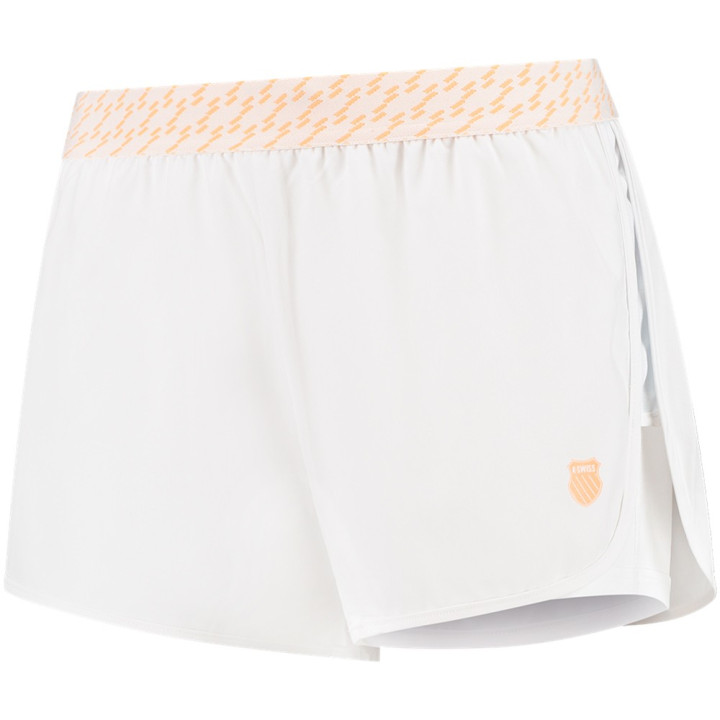 Short Femme K-Swiss Hypercourt Short 6 Blanc