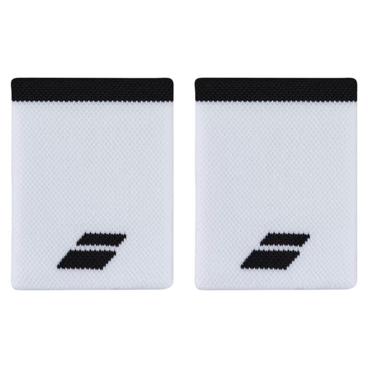Serre-Poignets Babolat Logo Jumbo x2 Blanc