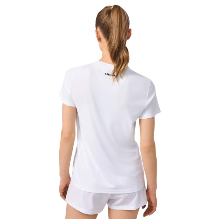 Achat Tee-Shirt Femme Head Tie-Break Blanc/Vert