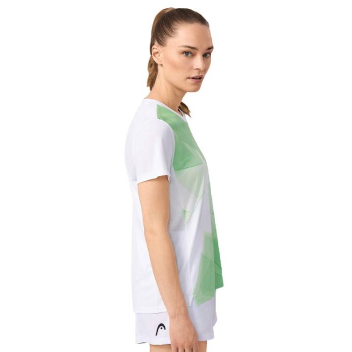 Prix Tee-Shirt Femme Head Tie-Break Blanc/Vert