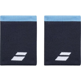 Serre-Poignets Babolat Logo Jumbo x2 Bleu | Padel Compagnie