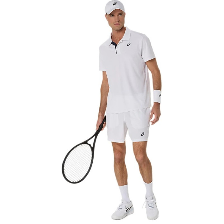 Short Asics Court 7in Blanc