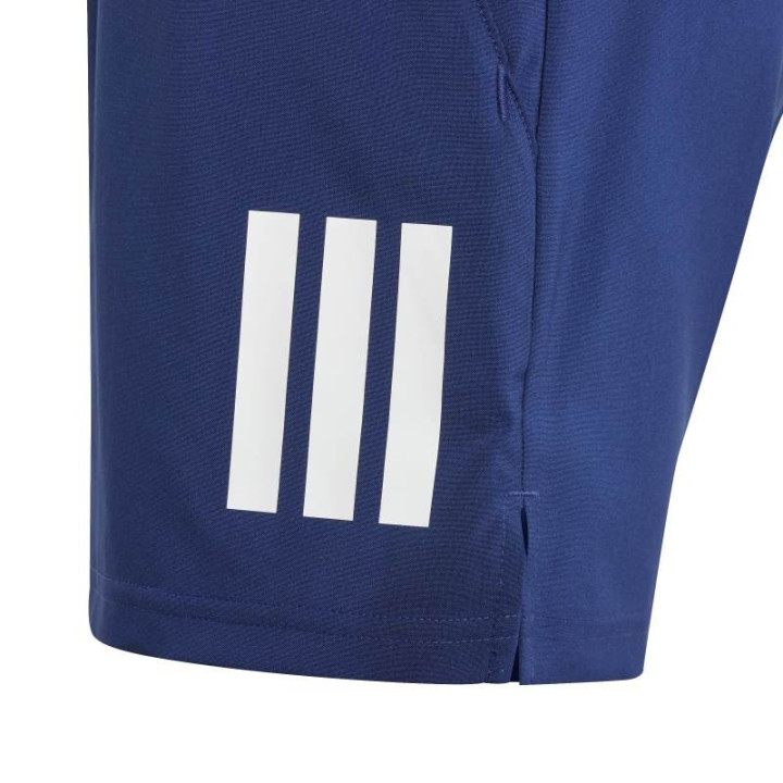 Prix Short Enfant Adidas 3 bandes Club Bleu Marine