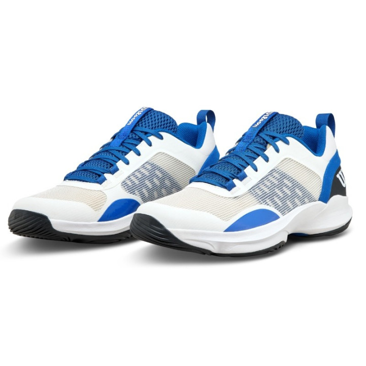 Vente Chaussure De Padel Wilson Hurakn Pro Blanc/Bleu