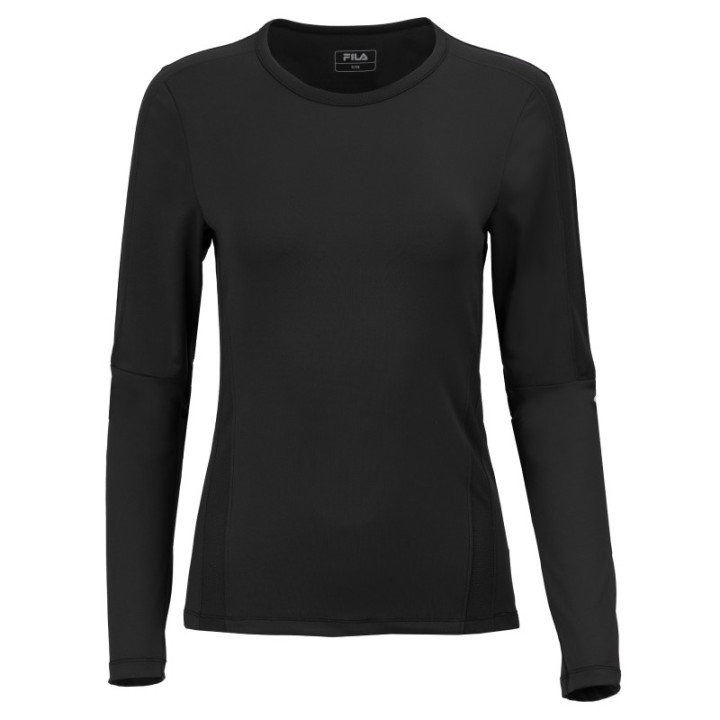 Haut Manches Longues Femme Fila Corina Noir