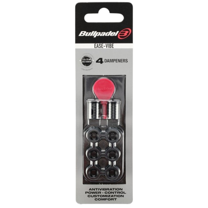 Antivibrateurs Bullpadel Ease Vibe Noir