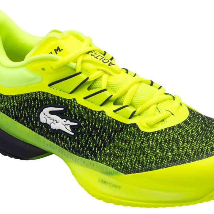 Vente Chaussure Lacoste AG-LT23 Ultra Medvedev Toutes Surfaces Jaune