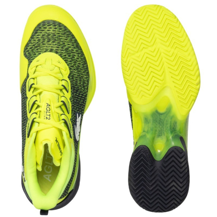 Chaussure Lacoste AG-LT23 Ultra Medvedev Toutes Surfaces Jaune