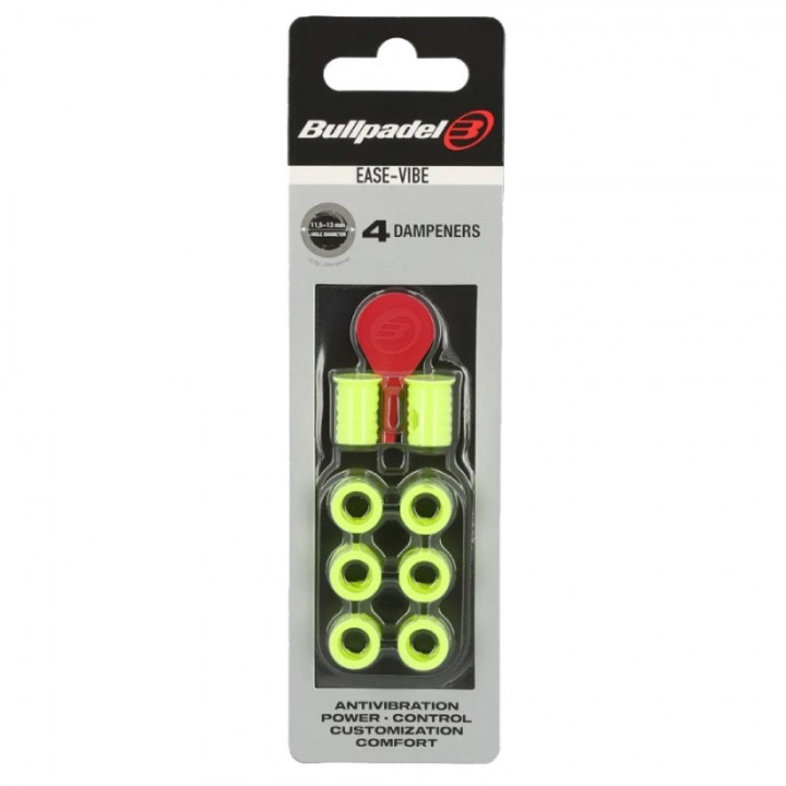 Antivibrateurs Bullpadel Ease Vibe Jaune