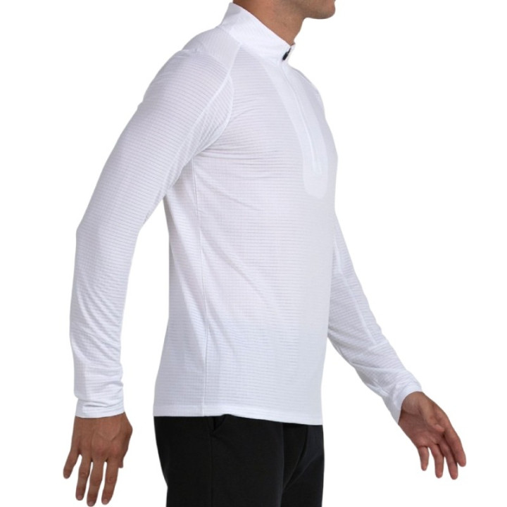 Prix Haut Manches Longues Bullpadel Brise 1/2 Zip Blanc