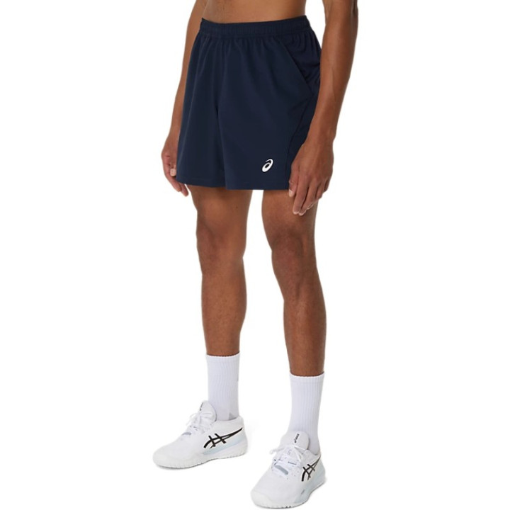 Prix Short Asics Court 7in Bleu Marine