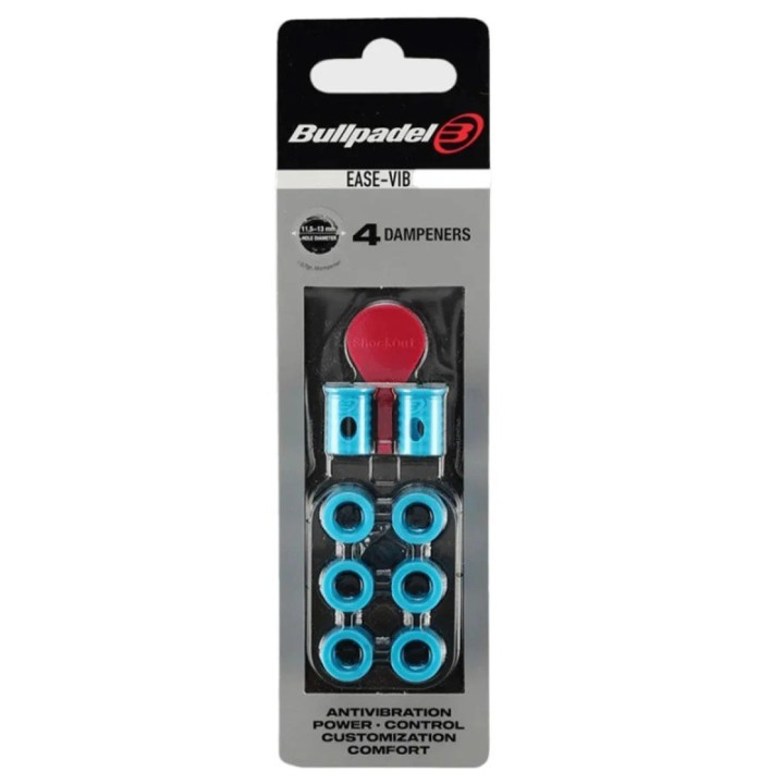 Antivibrateurs Bullpadel Ease Vibe Bleu