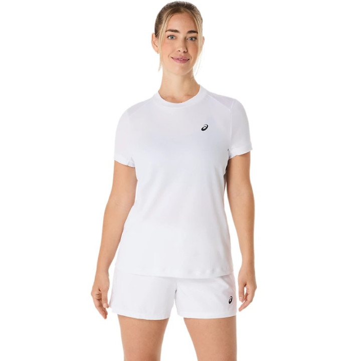 Tee-Shirt Femme Asics Court Blanc