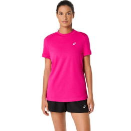 Tee-Shirt Femme Asics Court Rose