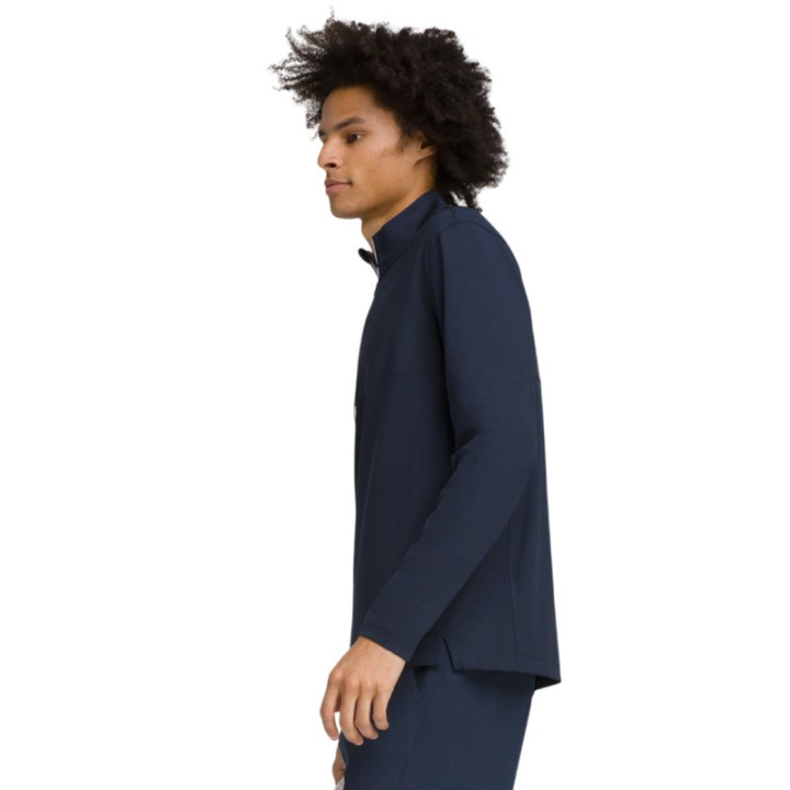 Prix Haut Manches Longues Wilson Elevate Performance 1/2 Zip Bleu Marine