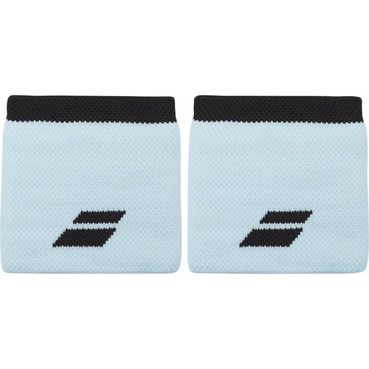 Serre-Poignets Babolat Logo x2 Bleu Ciel
