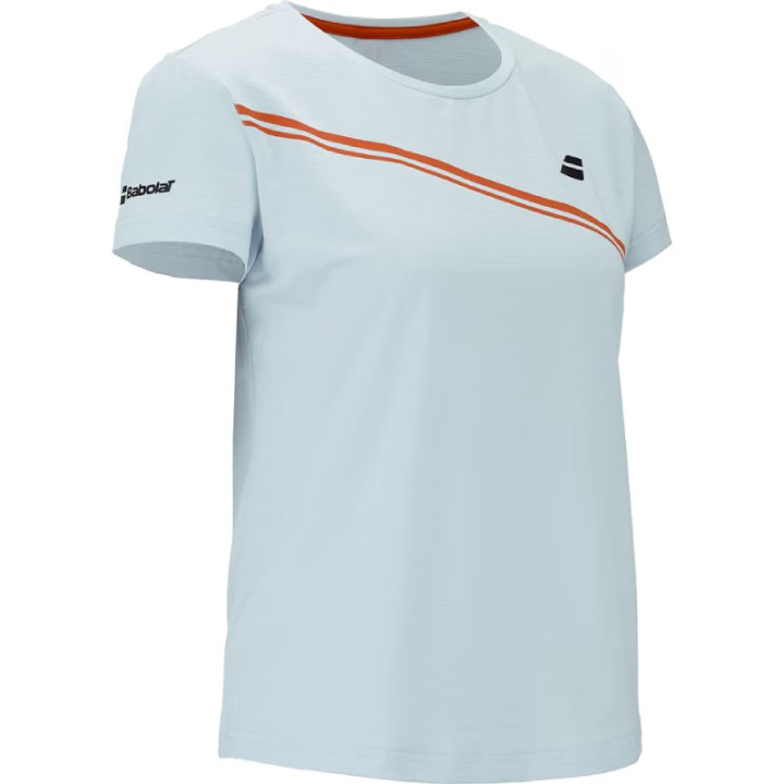Prix Tee-Shirt Fille Babolat Play Crew Bleu Clair