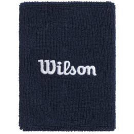 Serre-Poignets Wilson Wide Terry x2 Bleu Marine