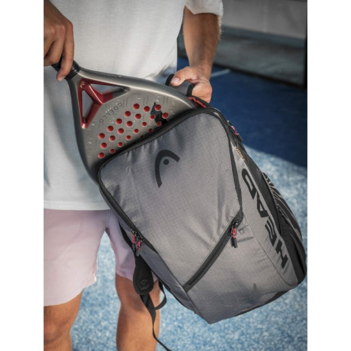 Sac à dos de Padel Head Coello Tour 25L gris | Padel Compagnie