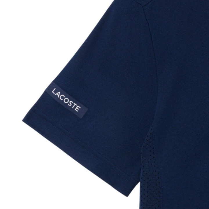 Vente Tee-Shirt Lacoste Tennis x Novak Djokovic Bleu Marine