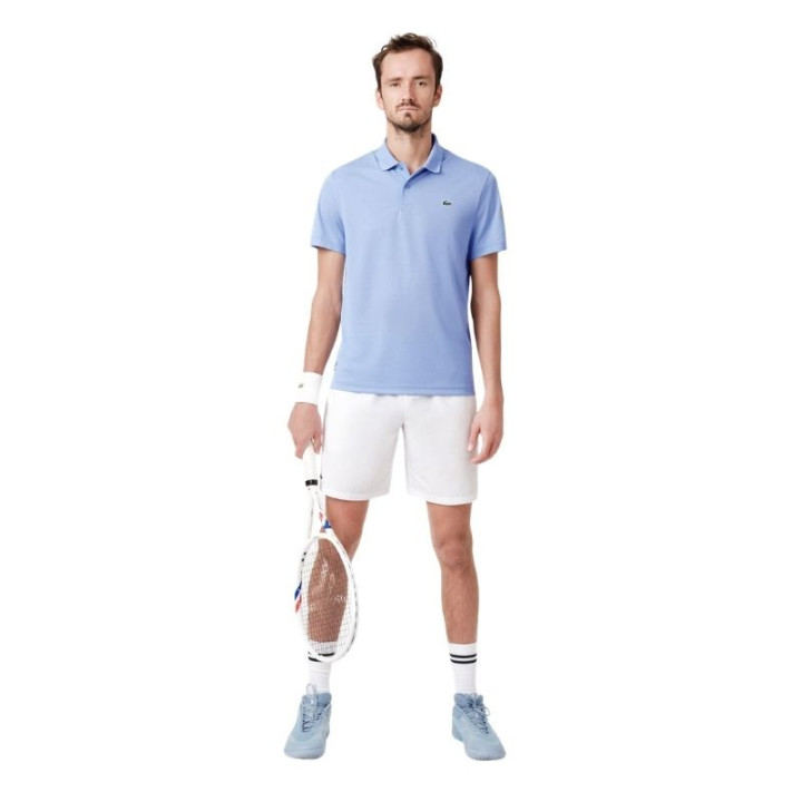 Vente Short Lacoste Tennis Ultra Dry Stretch Blanc
