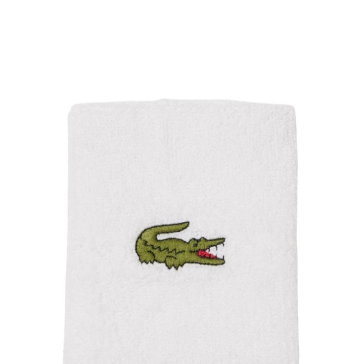 Serre-Poignets Lacoste Jersey Stretch x2 Blanc | Padel Compagnie