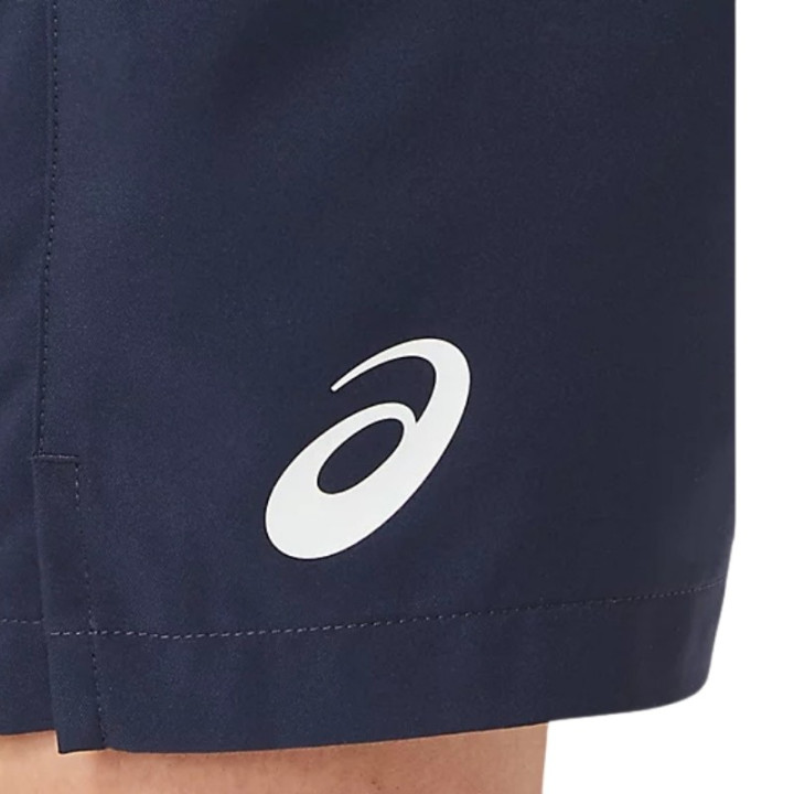 Vente Short Enfant Asics Tennis Bleu Marine