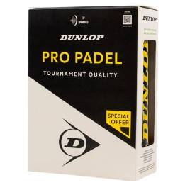 Bipack de 3 balles De Padel Dunlop Pro