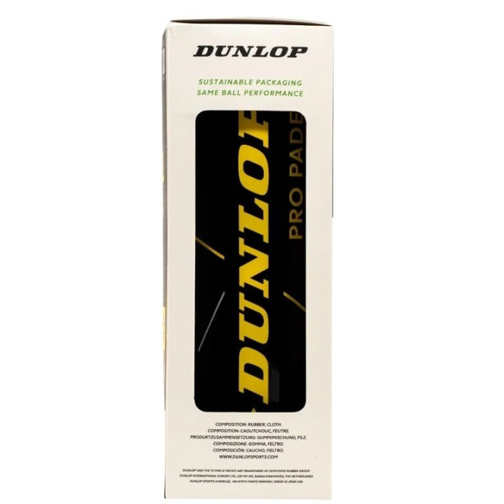Prix Bipack de 3 balles De Padel Dunlop Pro