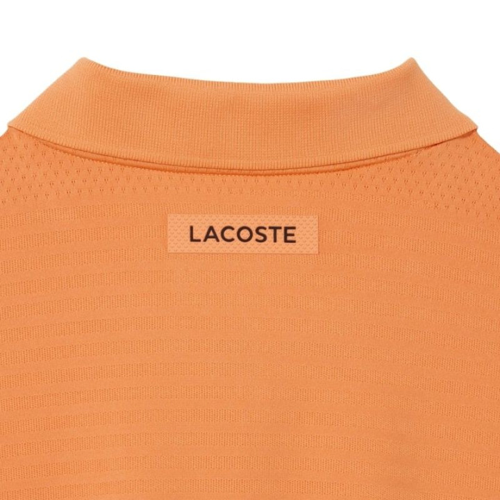 Vente Polo Lacoste Tennis Jacquard Stretch Ultra Dry Orange