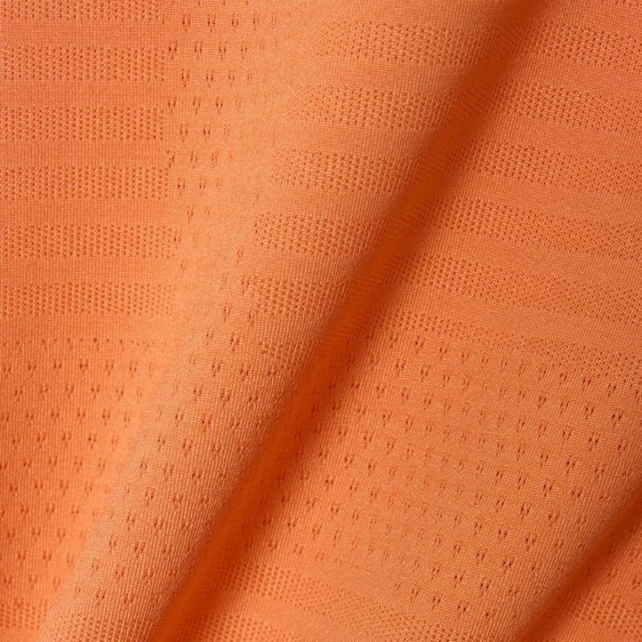 Tee-Shirt Lacoste Tennis Jacquard Stretch Ultra Dry Orange