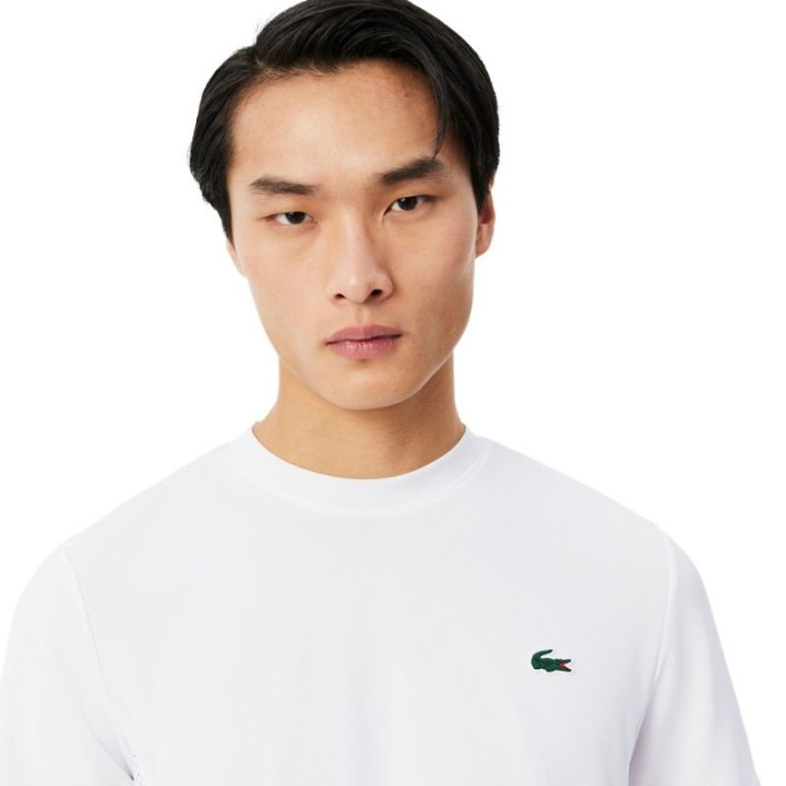 Prix Tee-Shirt Lacoste Tennis x Novak Djokovic Blanc
