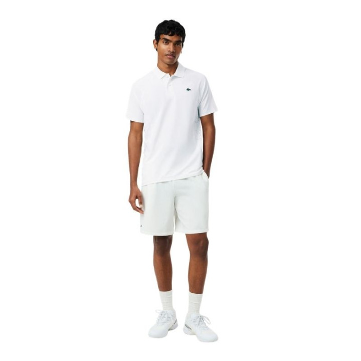 Polo Lacoste Tennis x Novak Djokovic On Court Blanc