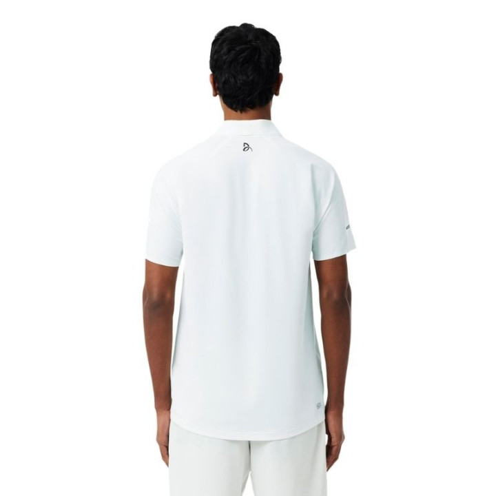 Achat Polo Lacoste Tennis x Novak Djokovic On Court Blanc