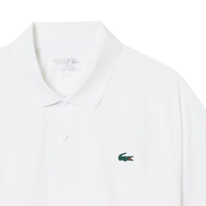 Promo Polo Lacoste Tennis x Novak Djokovic On Court Blanc