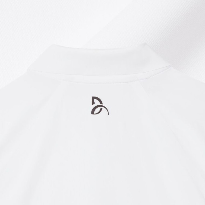 Vente Polo Lacoste Tennis x Novak Djokovic On Court Blanc