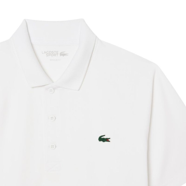 Promo Polo Lacoste Sport Regular Fit Blanc