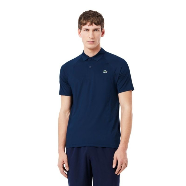 Polo Lacoste Tennis X Novak Djokovic On Court Bleu Marine